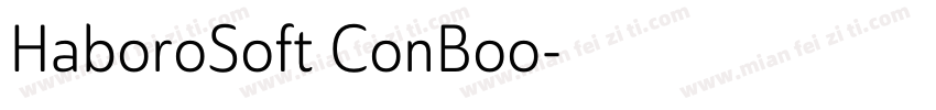 HaboroSoft ConBoo字体转换